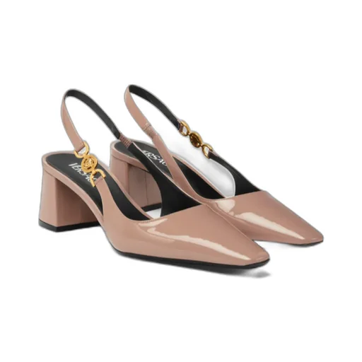 Versace Medusa '95 Square Toe Slingback Pumps