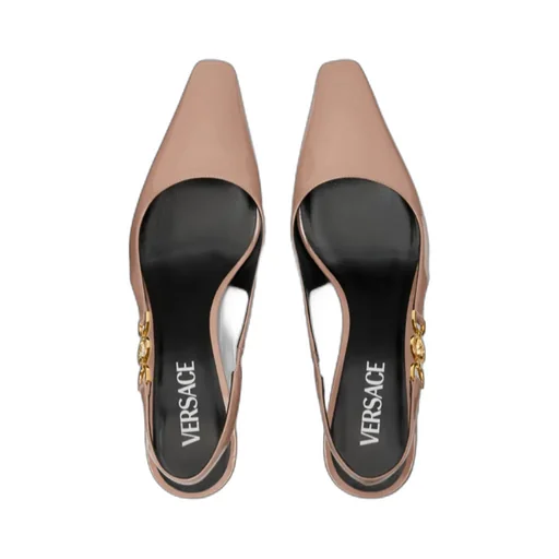 Versace Medusa '95 Square Toe Slingback Pumps