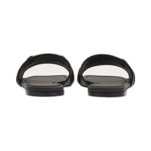 Salvatore Ferragamo Logo Plaque Flat Sandals