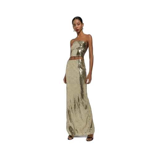 Sequinned Mermaid Maxi Skirt
