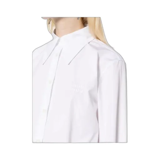 Miu Miu Long-Sleeved Buttoned Shirt