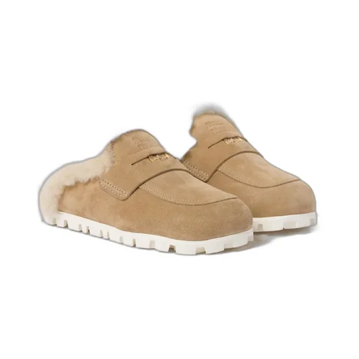 Miu Miu Logo-Detailed Slippers