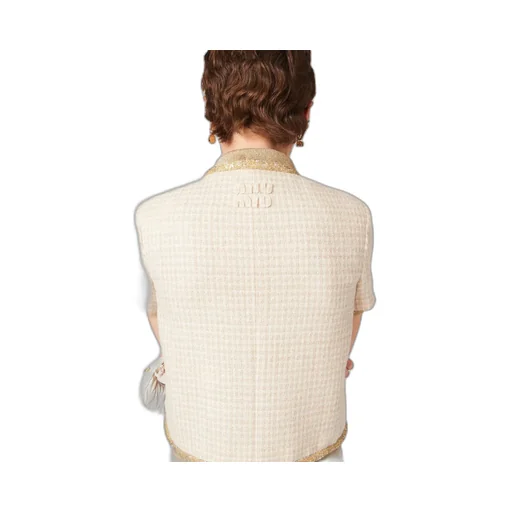 Single-Breasted Tweed Jacket