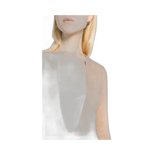 U-Neck Laminated Sweater