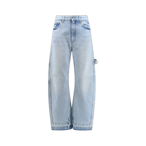 Stella Mccartney Logo Patch Straight-Leg Jeans