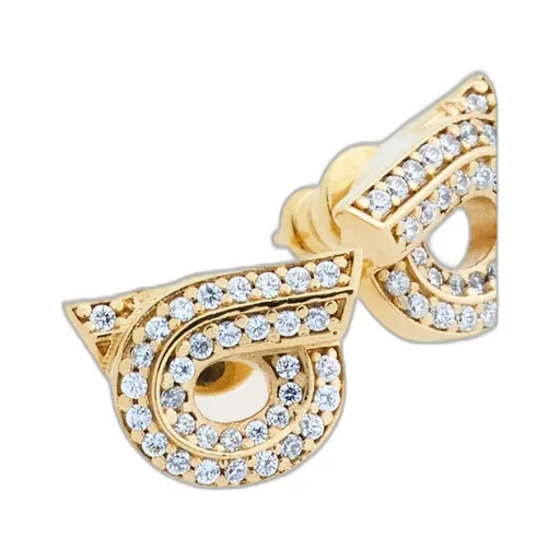 Salvatore Ferragamo Gancini Embellished Earrings