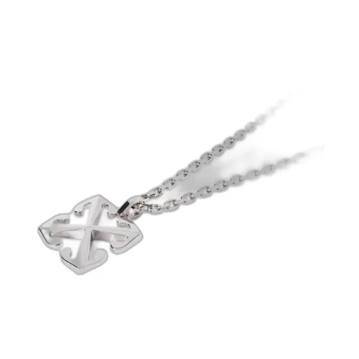 Off-White Arrows Chain-Link Necklace