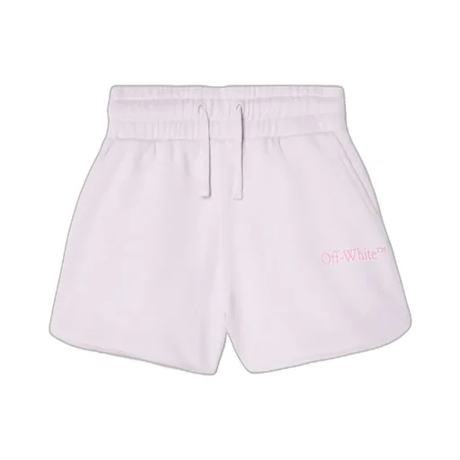 Off-White Kids Big Bookish Logo Printed Shorts