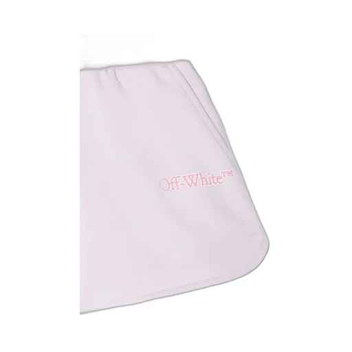 Off-White Kids Big Bookish Logo Printed Shorts