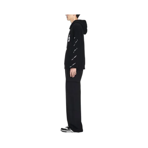 Off-White 23 Logo Patch Drawstring Hoodie