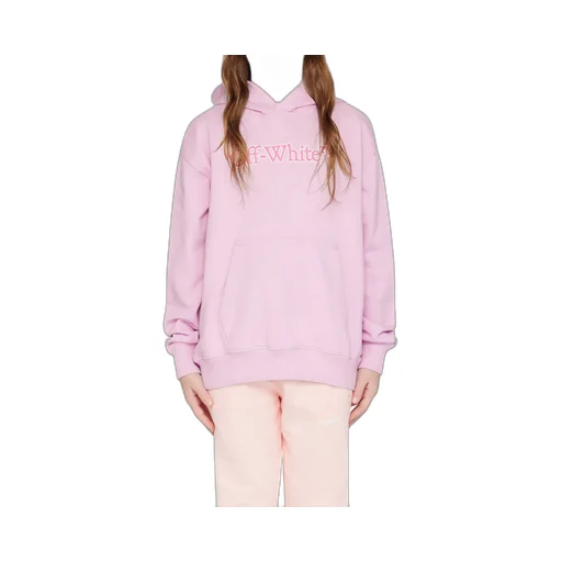 Off-White Kids Big Bookish Logo Printed Hoodie