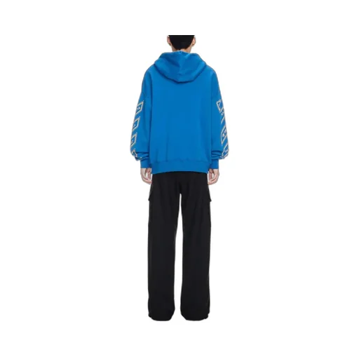 Off-White Logo Printed Drawstring Hoodie