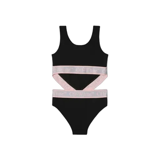 Bookish Logo-Trim Swimsuit