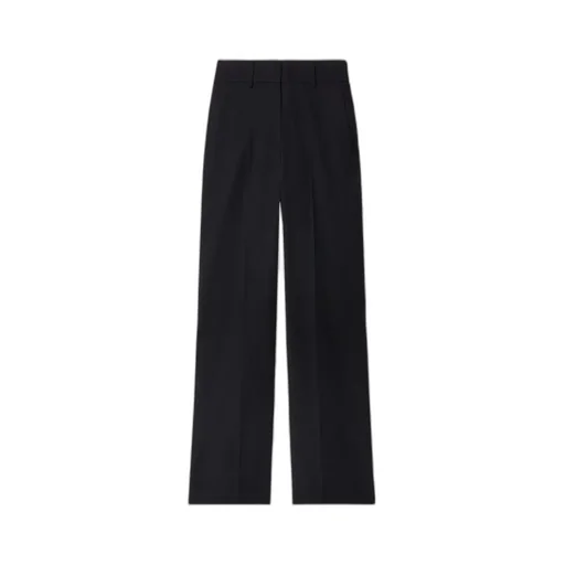 Wool Straight-Leg Trousers
