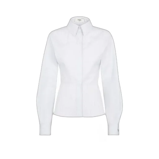Fendi Long-Sleeved Striped Shirt