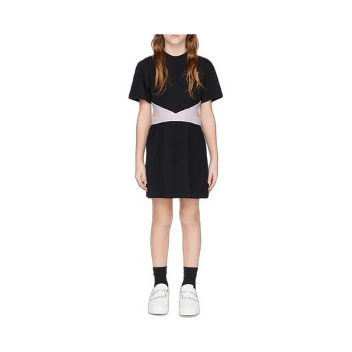 Off-White Kids Bookish Logo-Waistband Cut-Out Dress