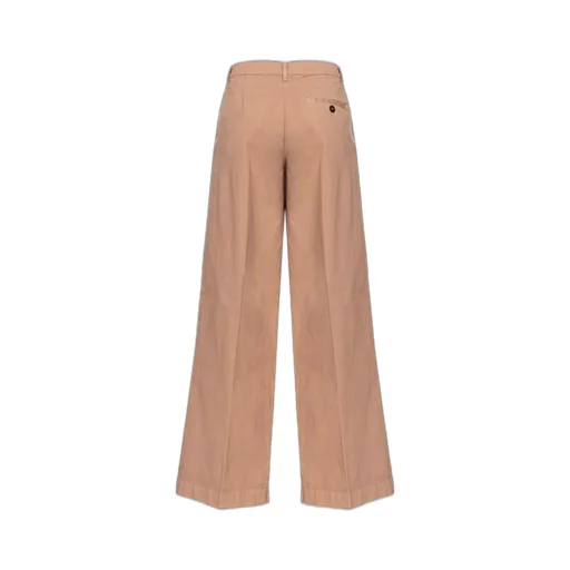 Wide-Leg Cotton Trousers