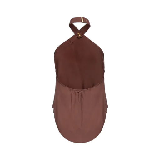 Pinko Tantalo Halterneck Open-Back Top