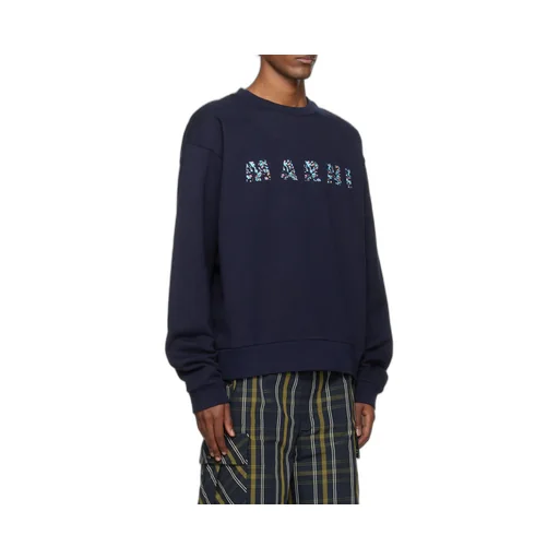 Marni Logo Printed Crewneck Sweatshirt