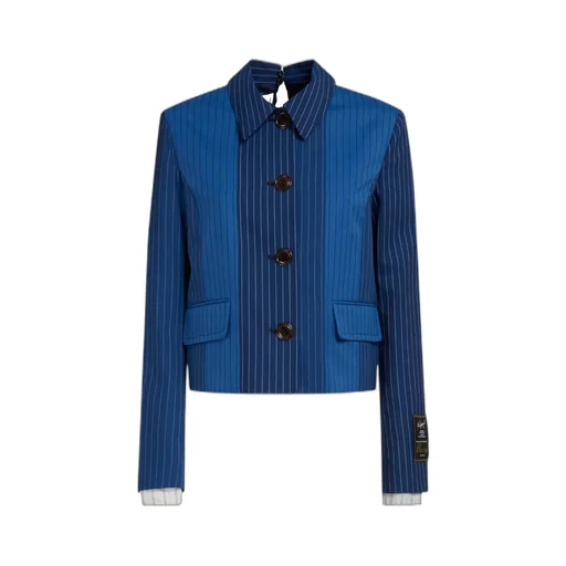 Marni Pinstriped Shirt Jacket