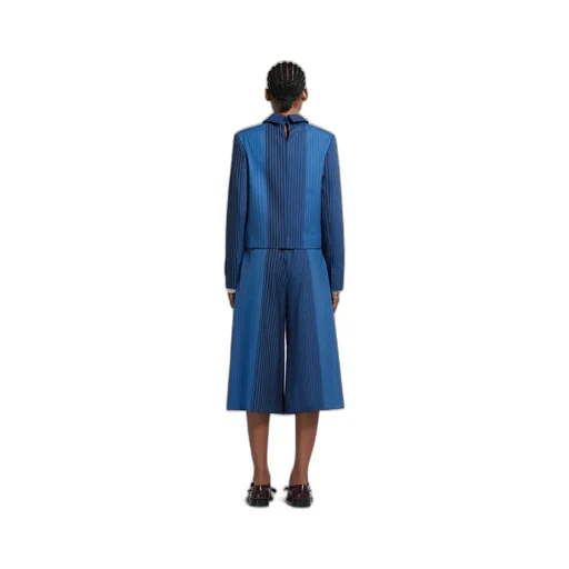 Marni Pinstriped Shirt Jacket