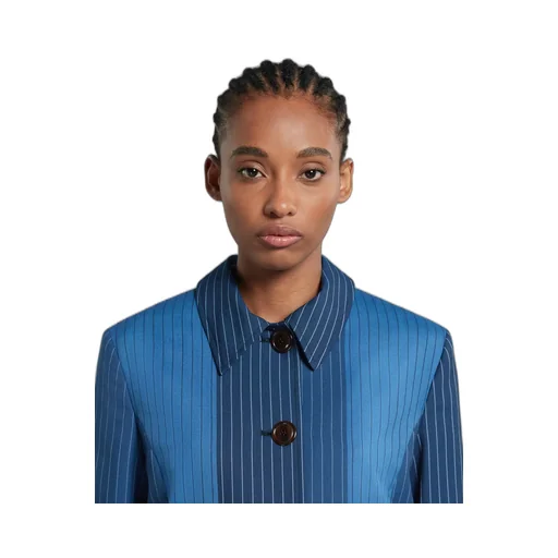 Marni Pinstriped Shirt Jacket