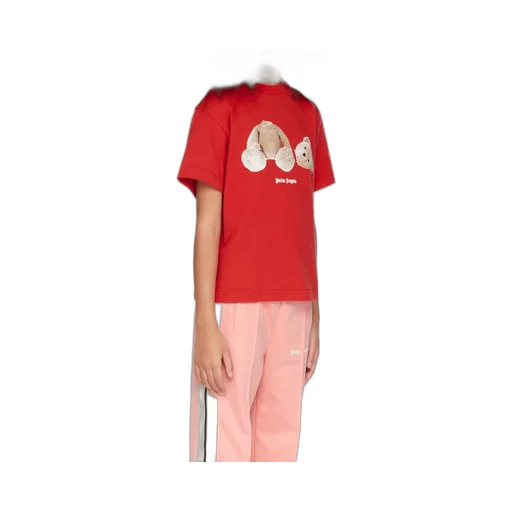 Palm Angels Kids Bear Printed Crewneck T-Shirt
