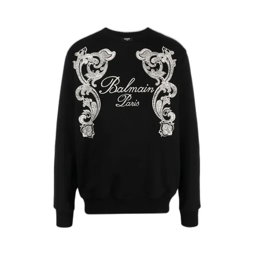 Balmain Signature Paisley Sweatshirt