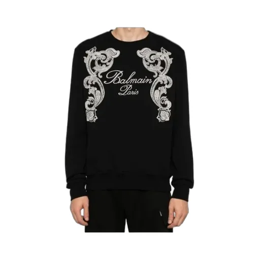 Balmain Signature Paisley Sweatshirt
