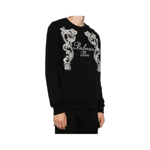 Balmain Signature Paisley Sweatshirt