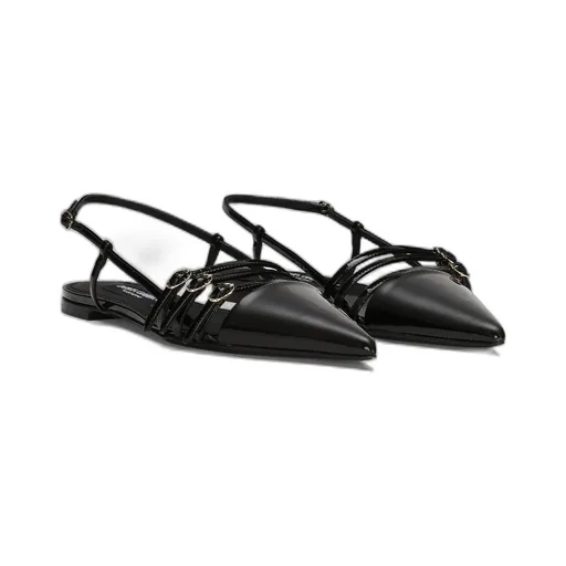 Dolce & Gabbana Pointed Toe Strap Slingbacks