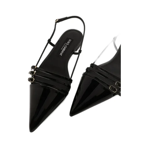 Dolce & Gabbana Pointed Toe Strap Slingbacks