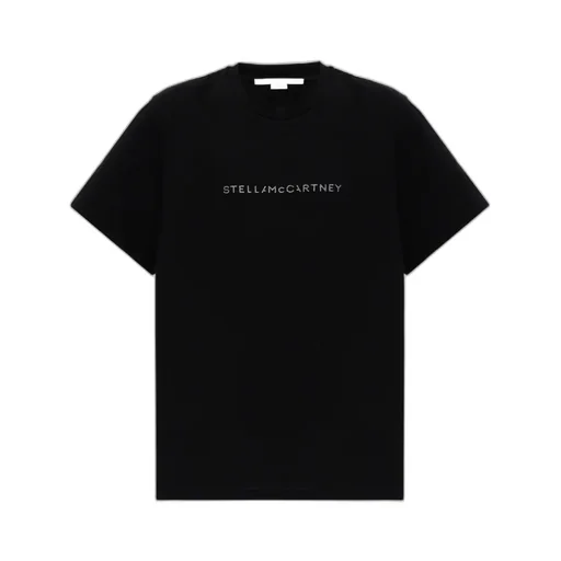 Stella Mccartney Logo Printed Crewneck T-Shirt