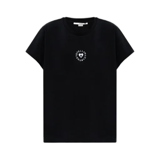 Stella Mccartney Logo Printed Crewneck T-Shirt
