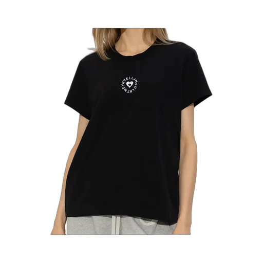 Stella Mccartney Logo Printed Crewneck T-Shirt