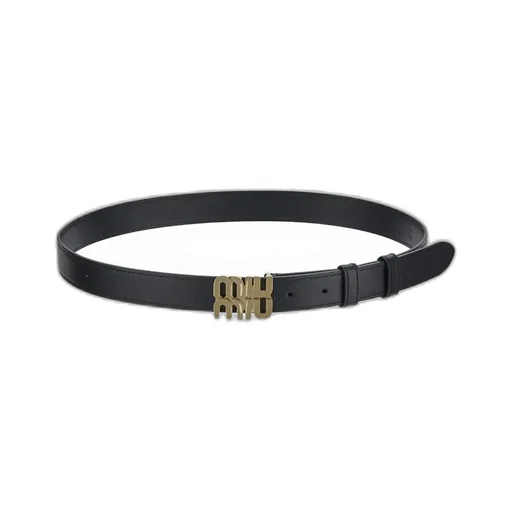 Miu Miu Logo-Lettering Buckle Belt