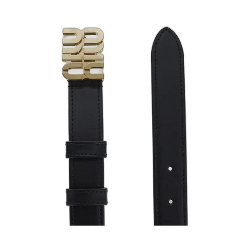 Miu Miu Logo-Lettering Buckle Belt