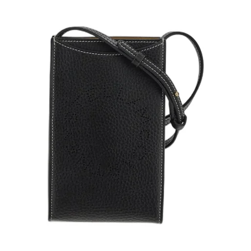 Stella Mccartney Logo Perforated Phone Pouch