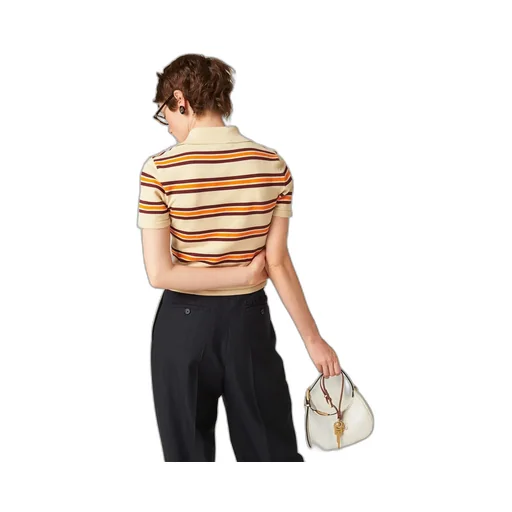 Silk And Cotton Knit Polo Shirt