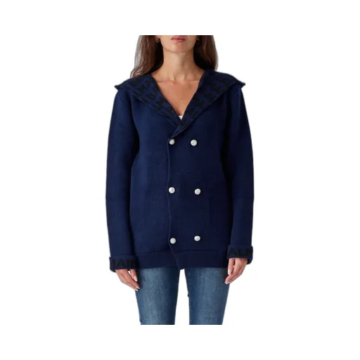 Double-Breasted Hooded Jacket