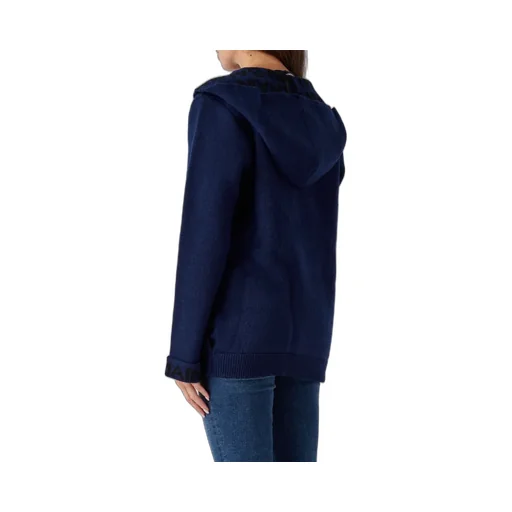 Double-Breasted Hooded Jacket