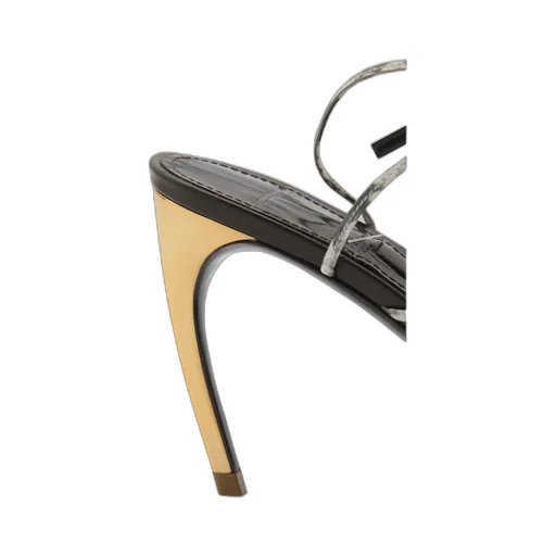 Curved Heel Sandals
