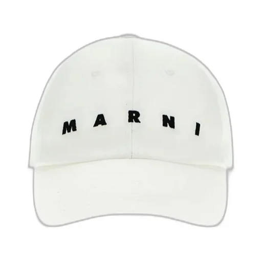 Marni Logo-Embroidered Curved Peak Baseball Cap