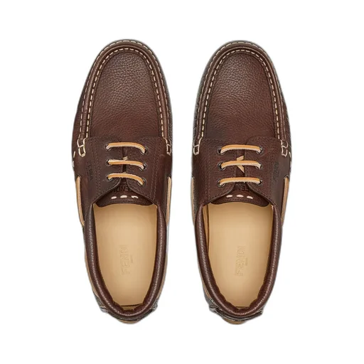 Fendi Deck Lace-Up Sneakers