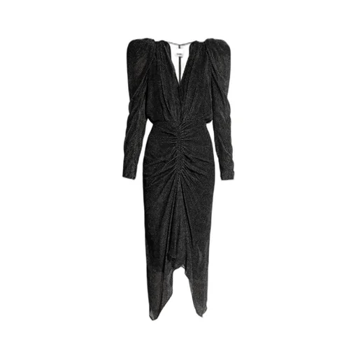 Maray Velvet Silk Midi Dress