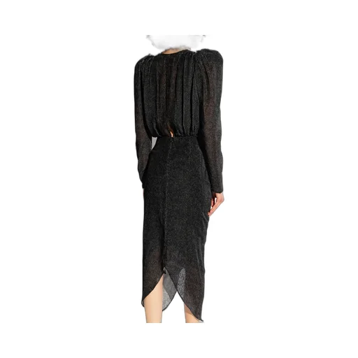Maray Velvet Silk Midi Dress