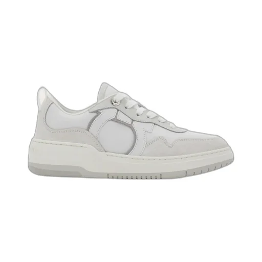 Salvatore Ferragamo Gancini Low-Top Sneakers