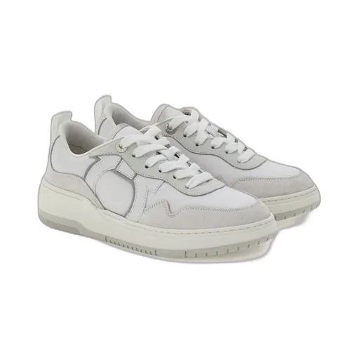 Salvatore Ferragamo Gancini Low-Top Sneakers