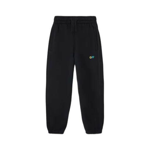 Off-White Kids Diagonal Logo Printed Track Pants