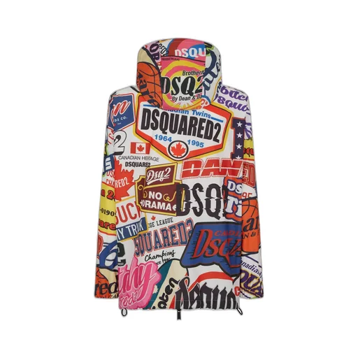 Dsquared2 Logomania Patterned Windbreaker